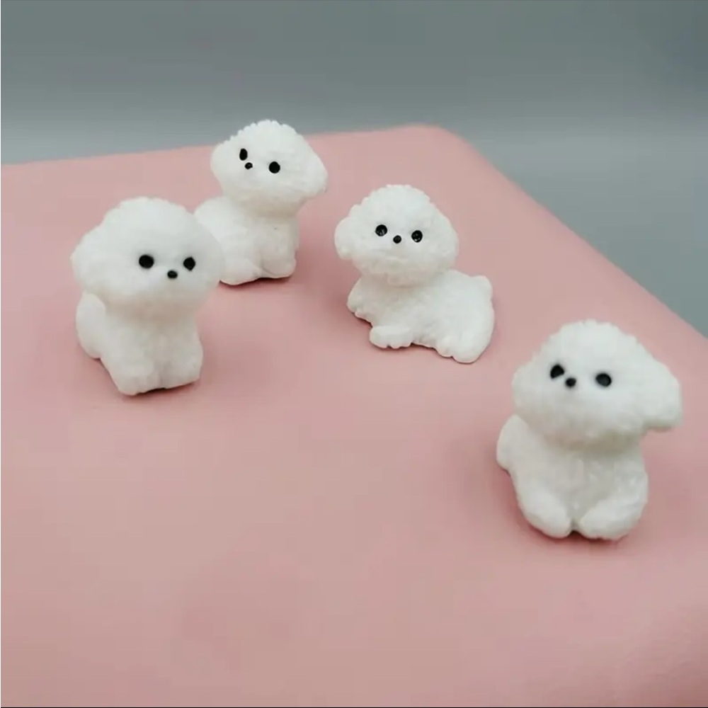 4 Pcs Puppy Croc Charms Set (Non-Luminous)